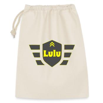 Lulu - Geschenkbeutel aus Baumwolle (30 x 45 cm) - Natur - Vorne