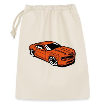 Sportwagen camaro - Geschenkbeutel aus Baumwolle (30 x 45 cm) - Natur - Vorne