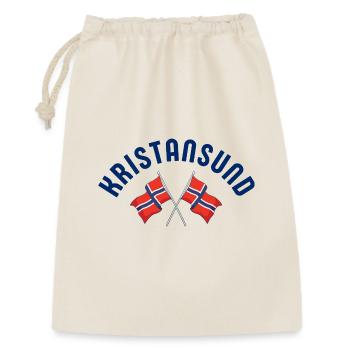 Kristiansund Norway Flags Emblem - Gift Bag 30 x 45 cm - nature - Front