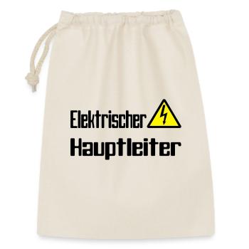 hauptleiter - Geschenkbeutel aus Baumwolle (30 x 45 cm) - Natur - Vorne