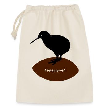 Kiwi Rugby - Sac cadeau 30 x 45 cm - nature - Devant