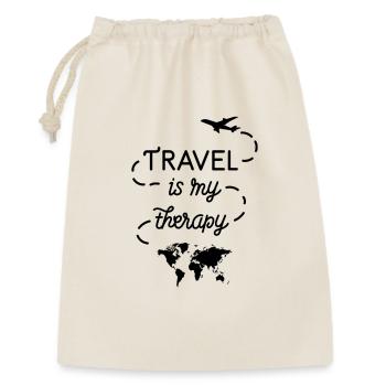 Le voyage comme thérapie mondiale - Sac cadeau 30 x 45 cm - nature - Devant
