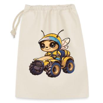 Bee Tractor Farmer - Gift Bag 30 x 45 cm - nature - Front