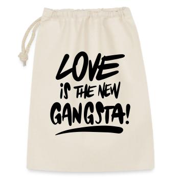 Love is the new gangsta - Gift Bag 30 x 45 cm - nature - Front