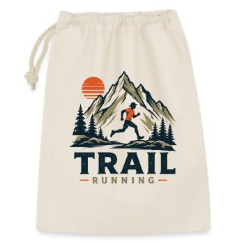 Trail running - Sac cadeau 30 x 45 cm - nature - Devant