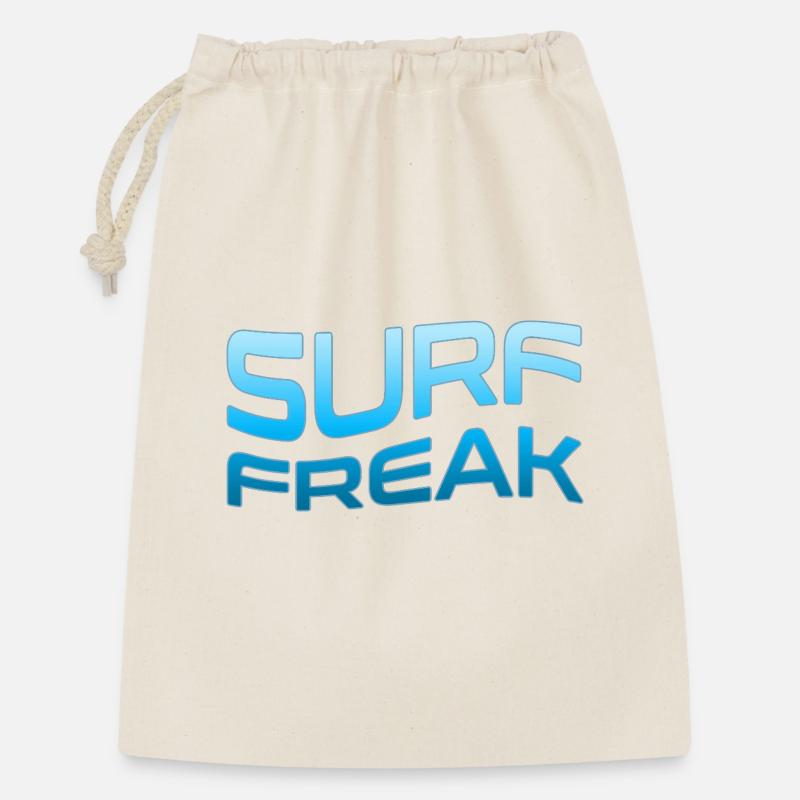 Surf Freak Blue Wave Style - Gift Bag 30 x 45 cm - nature