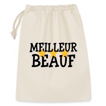 Meilleur Beauf - Sac cadeau 30 x 45 cm - nature - Devant