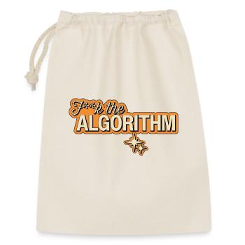 Fk the Algorithm – Digitale Rebellion - Geschenkbeutel aus Baumwolle (30 x 45 cm) - Natur - Vorne