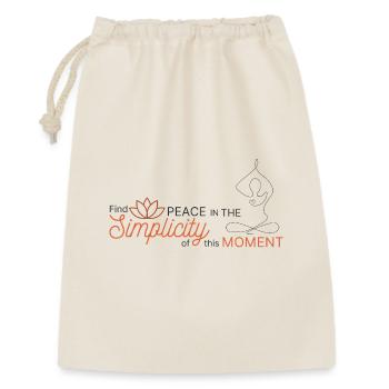 Peaceful Simplicity Moment - Gift Bag 30 x 45 cm - nature - Front