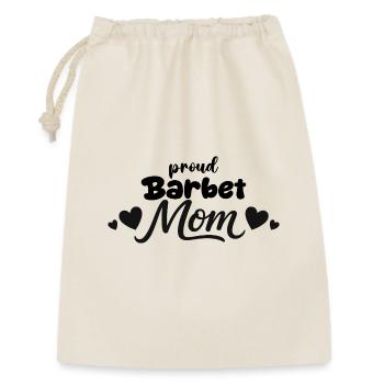 Stolze French Water Dog Mutter, Barbet - Geschenkbeutel aus Baumwolle (30 x 45 cm) - Natur - Vorne