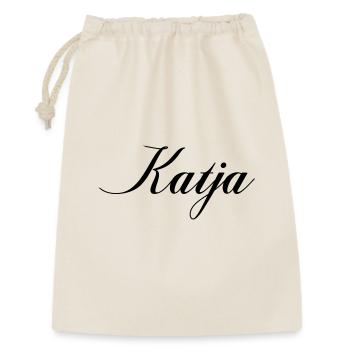 Katja Name - Gift Bag 30 x 45 cm - nature - Front