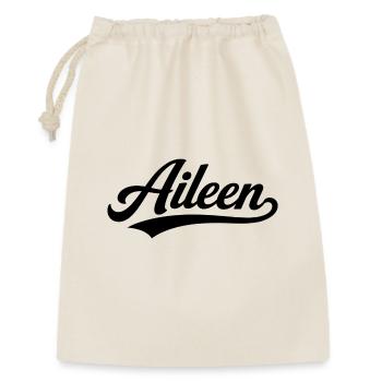 Aileen name first last family - Gift Bag 30 x 45 cm - nature - Front