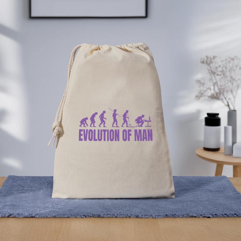 Programmeur Computer Freak Evolution Rétro Sac cadeau 30 x 45 cm