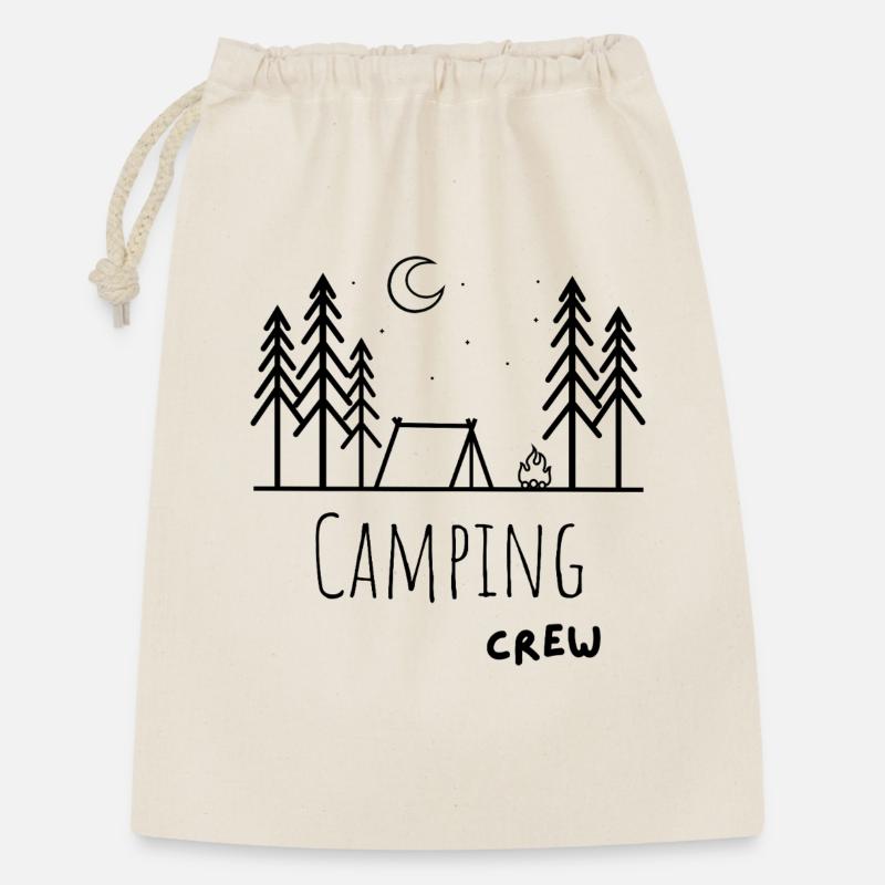 Camping Crew - Gift Bag 30 x 45 cm - nature