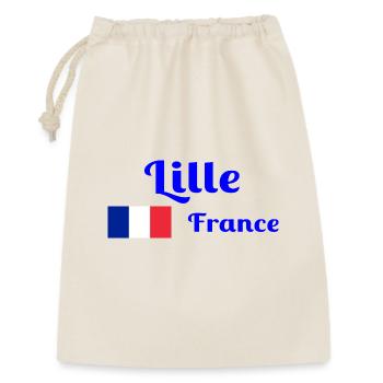 Lille Frankreich - Stilvolle Drucke - Geschenkbeutel aus Baumwolle (30 x 45 cm) - Natur - Vorne