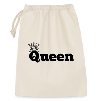 Queen with crown - Gift Bag 30 x 45 cm - nature - Front