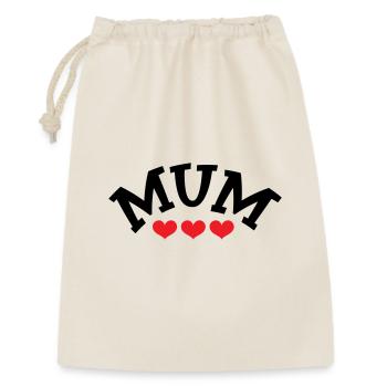 Maman / Fête des mères - Sac cadeau 30 x 45 cm - nature - Devant
