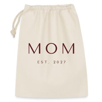 MOM Fondée en 2027 - Sac cadeau 30 x 45 cm - nature - Devant