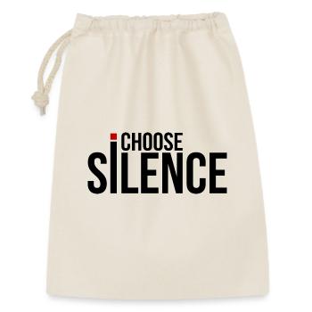 I Choose Silence - Gift Bag 30 x 45 cm - nature - Front
