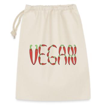 Chili vegan - Sac cadeau 30 x 45 cm - nature - Devant