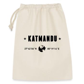 Kathmandu Nepal Coordinates Planet Earth - Gift Bag 30 x 45 cm - nature - Front