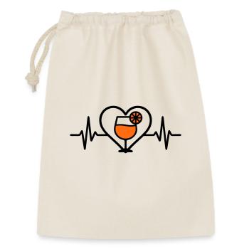 Spritz Heart Cocktail Aperitif - Gift Bag 30 x 45 cm - nature - Front