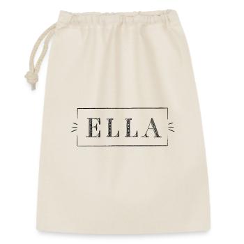 ELLA - name in a frame - Gift Bag 30 x 45 cm - nature - Front