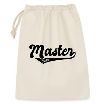 Master 2026 Graduation Graduation - Gift Bag 30 x 45 cm - nature - Front