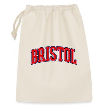 Bristol Varsity Schriftzug - Geschenkbeutel aus Baumwolle (30 x 45 cm) - Natur - Vorne