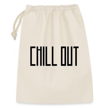 chill_out - Geschenkbeutel aus Baumwolle (30 x 45 cm) - Natur - Vorne