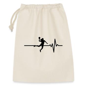 Handball is my life, heartbeat, World Cup, European Championships, DE - Gift Bag 30 x 45 cm - nature - Front