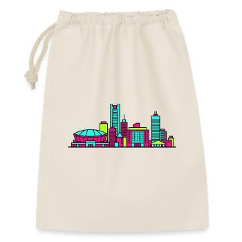 Saitama City Skyline Super Arena Linienkunst - Geschenkbeutel aus Baumwolle (30 x 45 cm) - Natur - Vorne