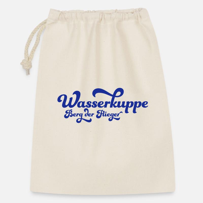 Wasserkuppe: Berg der Flieger - Geschenkbeutel aus Baumwolle (30 x 45 cm) - Natur