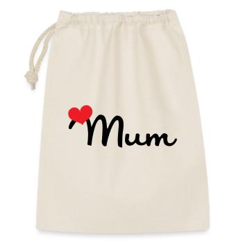 Maman d'Amour - Mother's Day - Gift Bag 30 x 45 cm - nature - Front