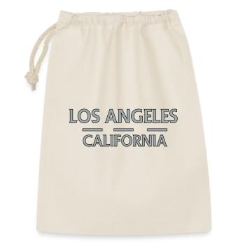 Los Angeles California Linien - Geschenkbeutel aus Baumwolle (30 x 45 cm) - Natur - Vorne