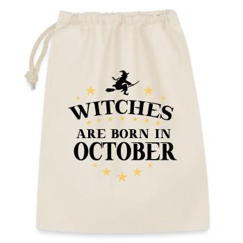 Witches Oktober - Geschenkbeutel aus Baumwolle (30 x 45 cm) - Natur - Vorne