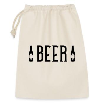 Beer Beer Bottle - Gift Bag 30 x 45 cm - nature - Front