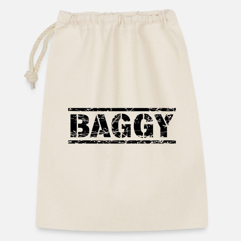 Baggy - Geschenkbeutel aus Baumwolle (30 x 45 cm) - Natur