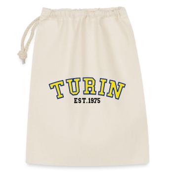 Turin Est.1975 - Geschenkbeutel aus Baumwolle (30 x 45 cm) - Natur - Vorne
