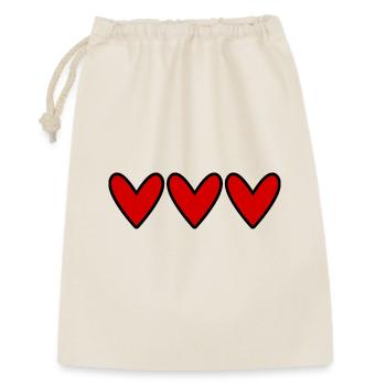 HEART. MAMMA. MOTHER'S DAY. PARTY. HAPPY BIRTHDAY - Gift Bag 30 x 45 cm - nature - Front