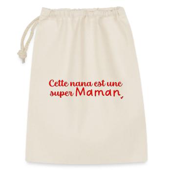 Super maman - Sac cadeau 30 x 45 cm - nature - Devant