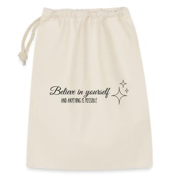 Believe in yourself - Gift Bag 30 x 45 cm - nature - Front