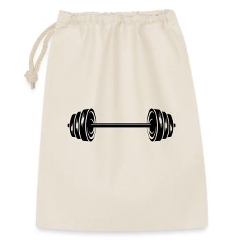 Weights dumbbells discs dumbbell - Gift Bag 30 x 45 cm - nature - Front