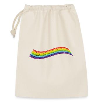 PEACE Claim in Rainbow - Gift Bag 30 x 45 cm - nature - Front