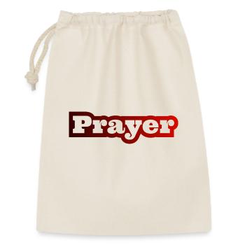 Christliche Sprüche Gebet Prayer Jesus Bibel - Geschenkbeutel aus Baumwolle (30 x 45 cm) - Natur - Vorne