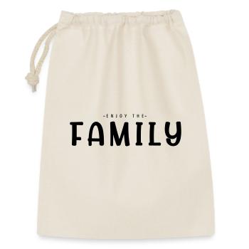 Enjoy The Family - Gift Bag 30 x 45 cm - nature - Front