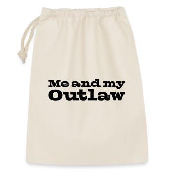 33 Me and my Outlaw - Gift Bag 30 x 45 cm - nature - Front