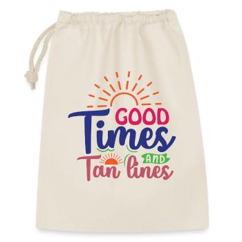 Good Times and Tan Lines - Gift Bag 30 x 45 cm - nature - Front