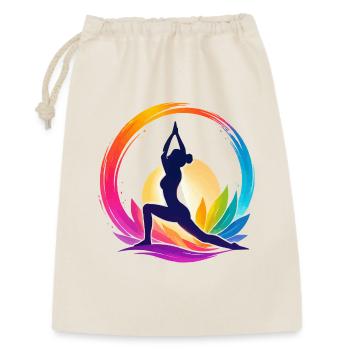 Colorful yoga in the circle of the sun - Gift Bag 30 x 45 cm - nature - Front
