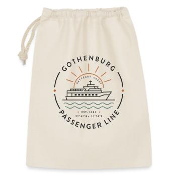 Gothenburg Passenger Line Vintage Harbor Badge - Gift Bag 30 x 45 cm - nature - Front